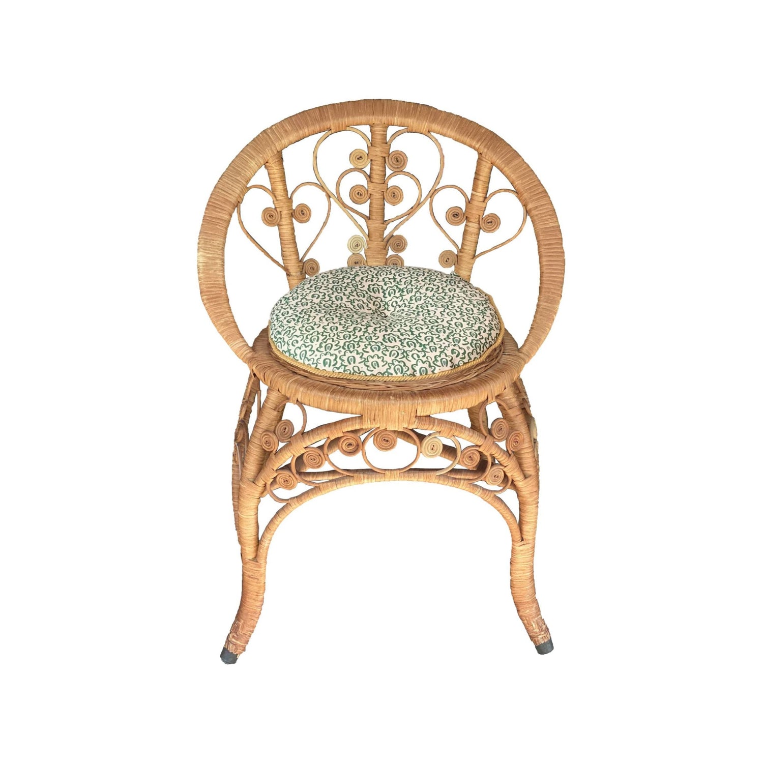 Curly Rattan Chair