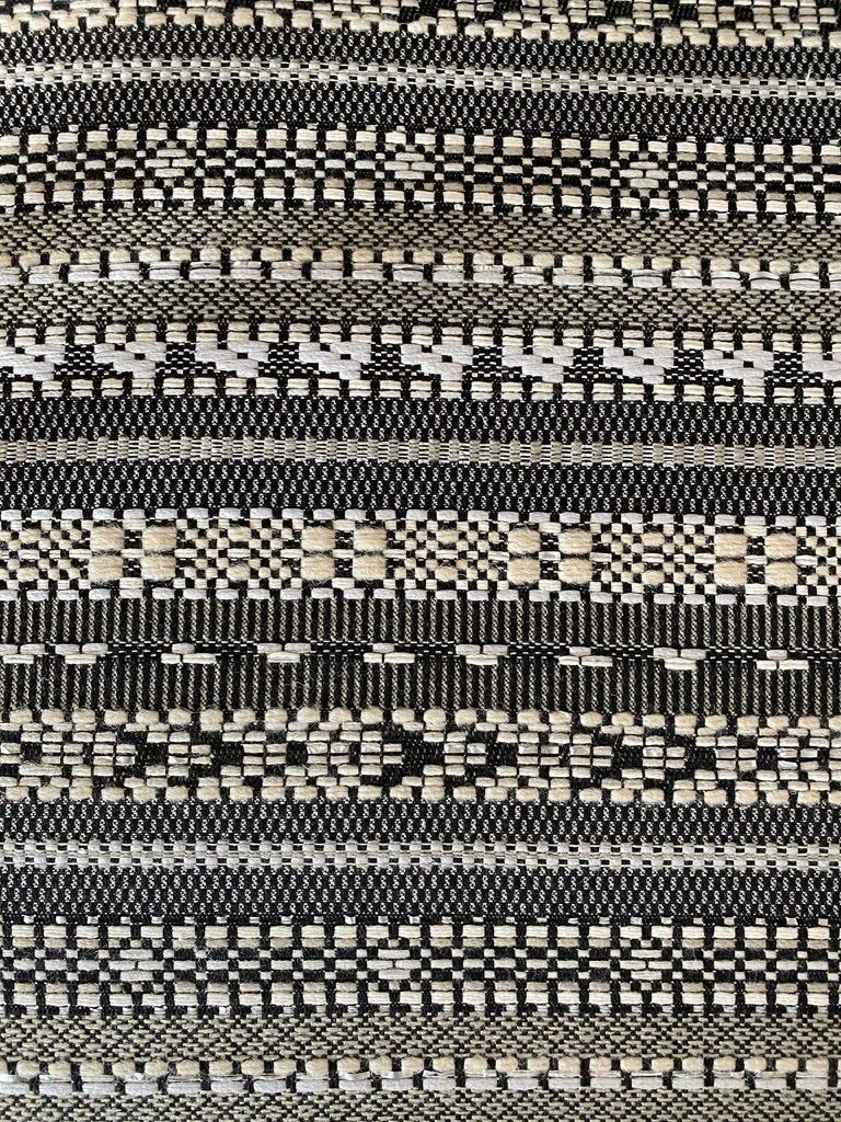 Textured Armchair with Scrolled Arms