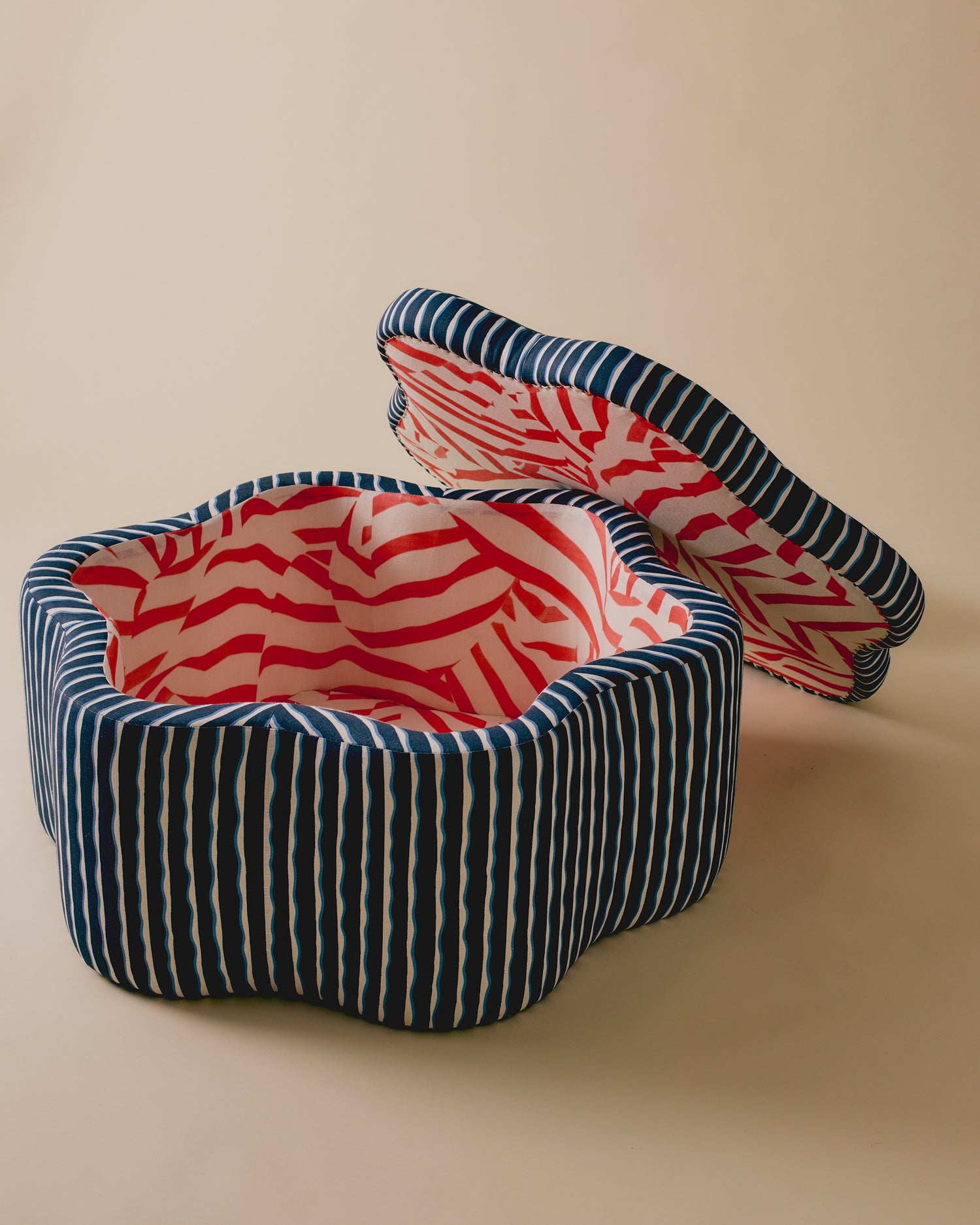 Large Storage Lollipop Ottoman