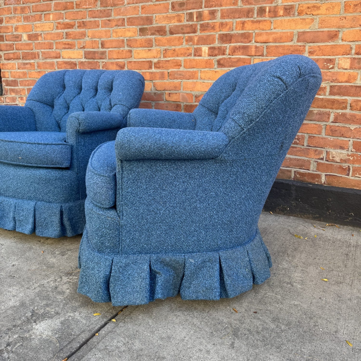 Pair of Swivel Armchairs