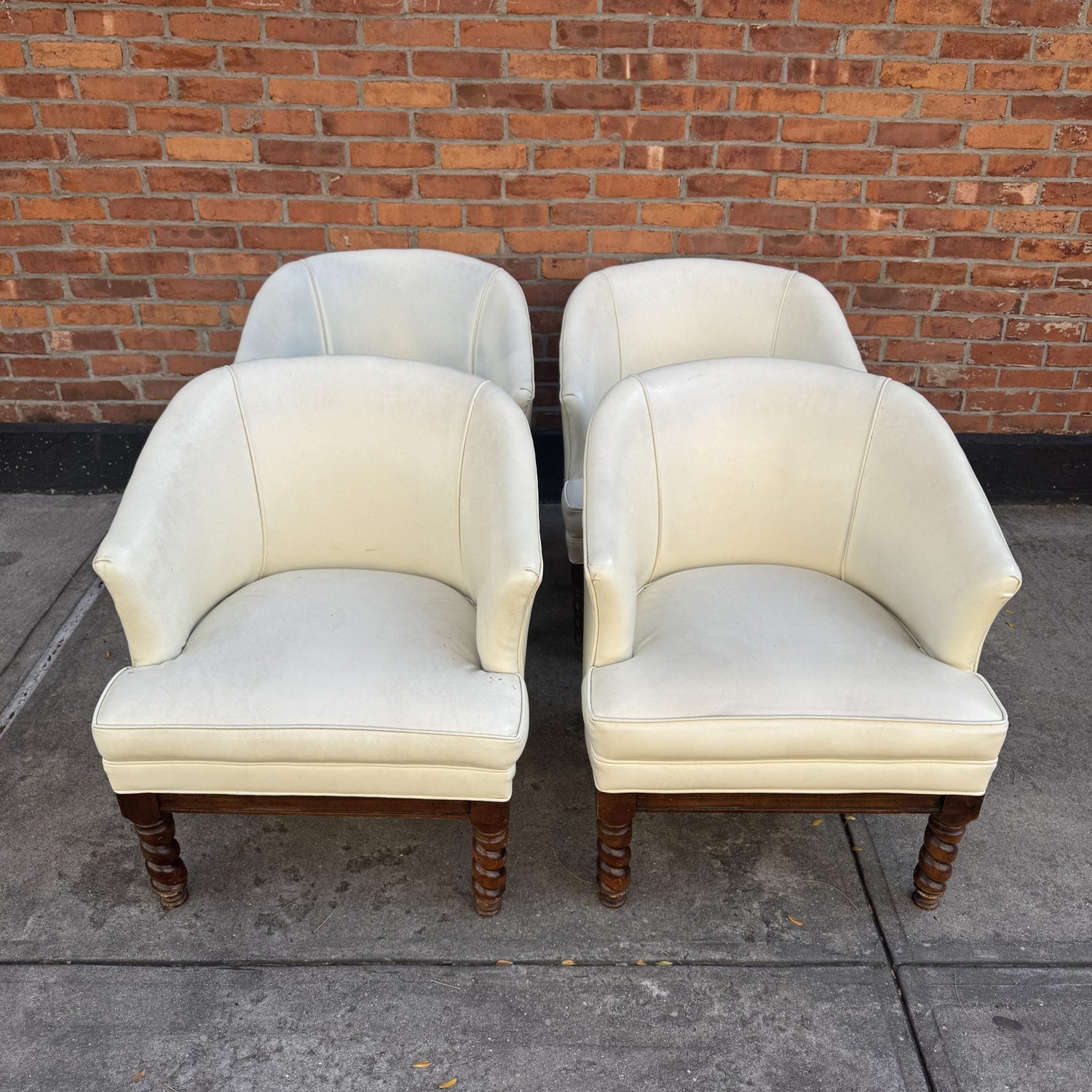 Four Club Chairs