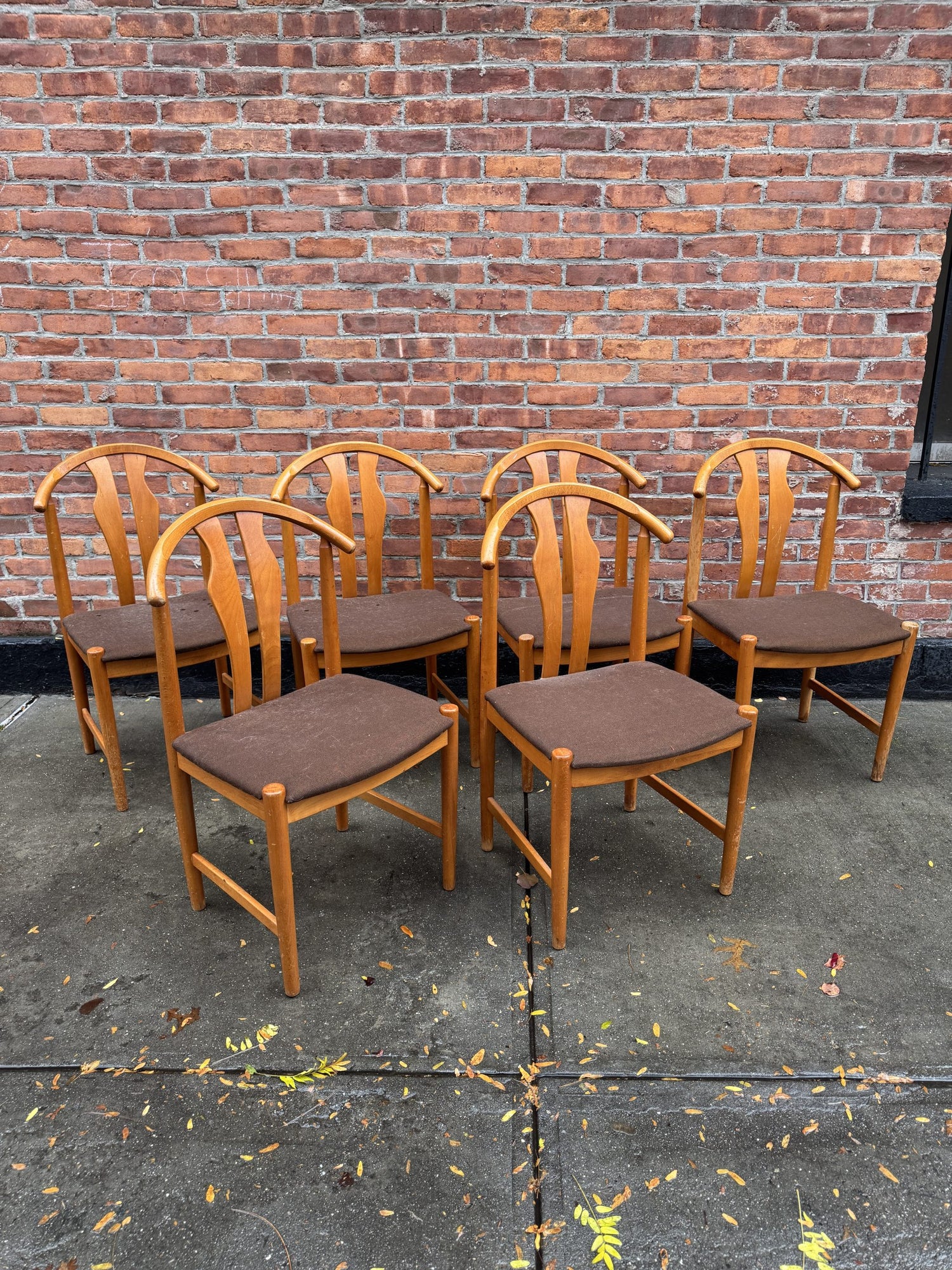 6 Danish Dining Chairs