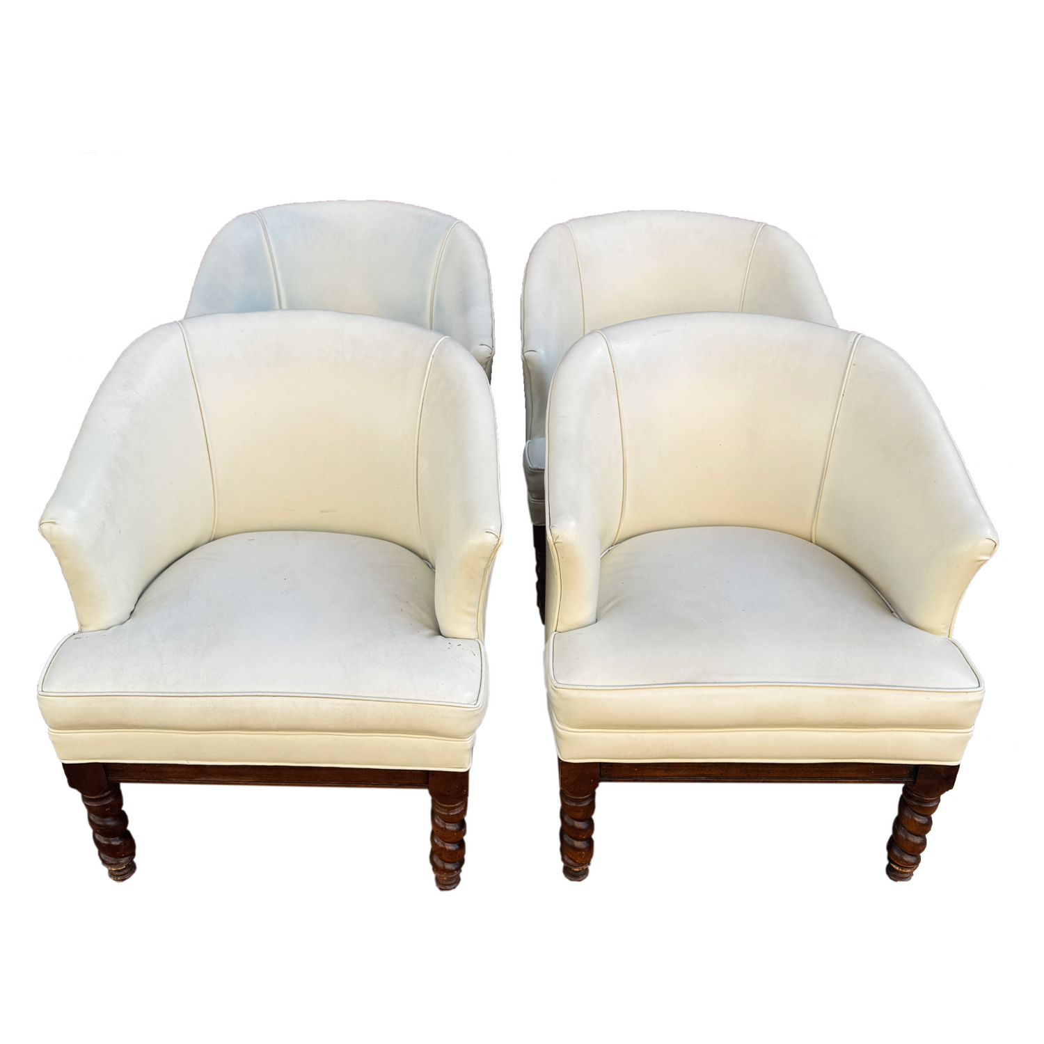 Four Club Chairs