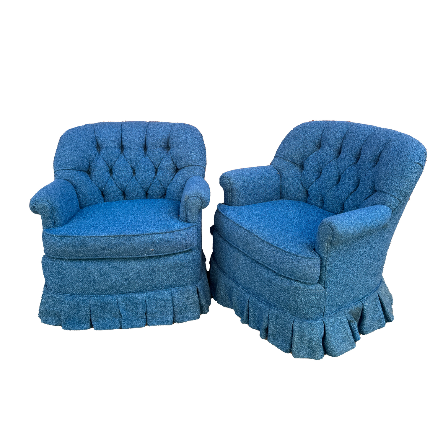 Pair of Swivel Armchairs